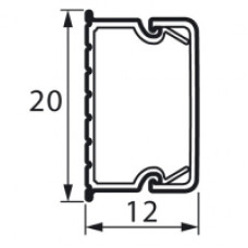 Кабель-канал 20x12мм, Legrand METRA (1 м)