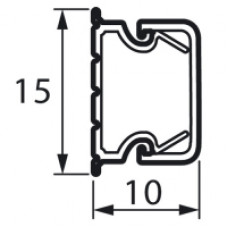 Кабель-канал 15x10мм, Legrand METRA (1 м)