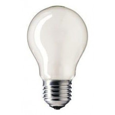 Лампа накаливания матовая, 60W, 3000К, E27 - PHILIPS