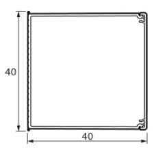 Кабель-канал 40x40мм, Legrand METRA (1 м)