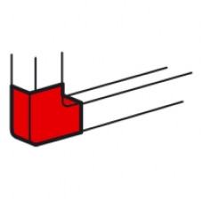 Угол плоский 40x40мм, Legrand METRA (638183)